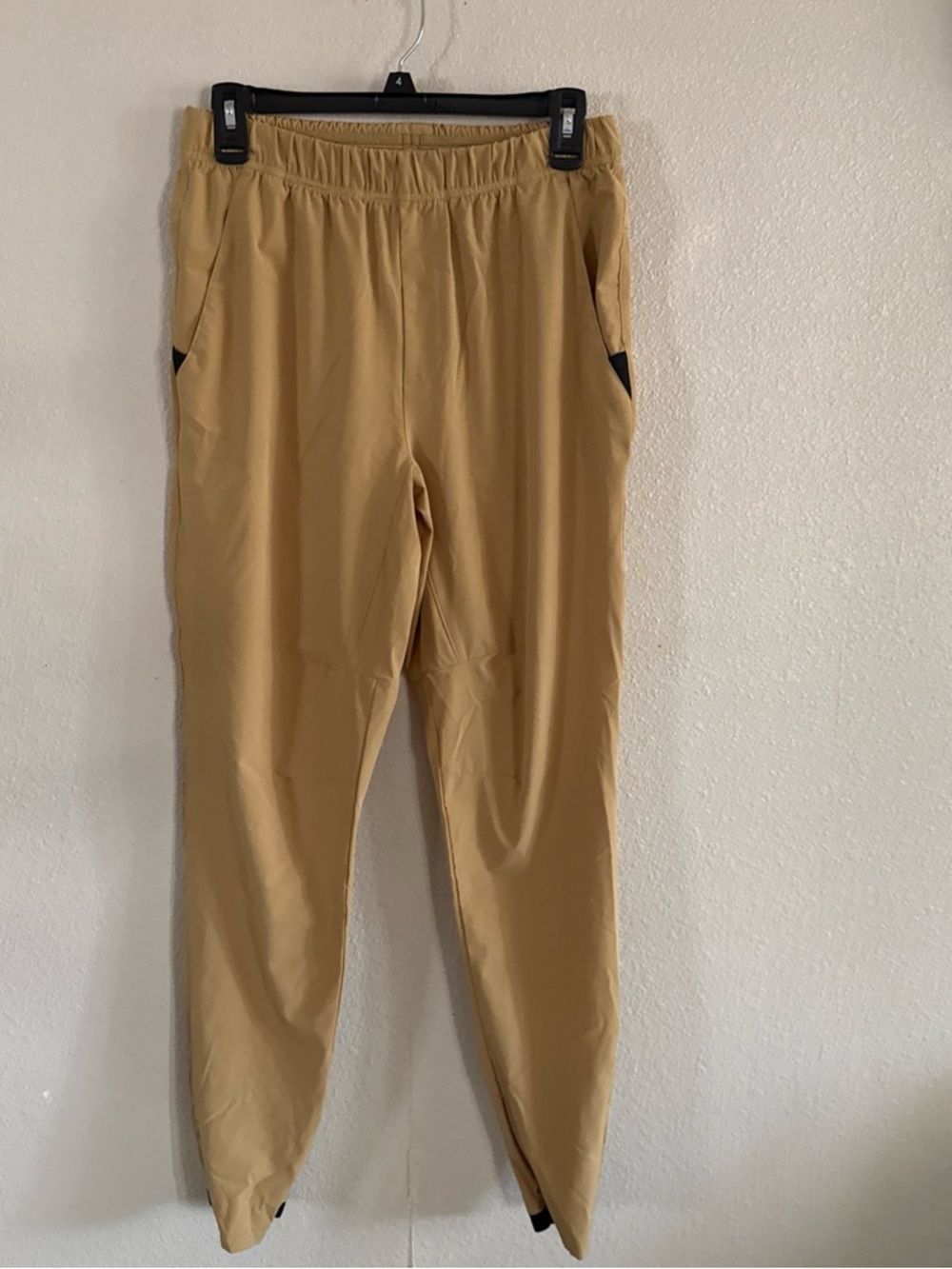 adidas Men's Tan Jogger Sweatpants